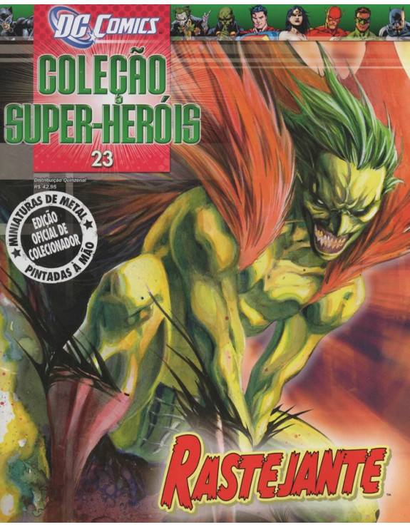 DC COMICS COLEÇAO SUPER HEROIS 023 RASTEJANTE